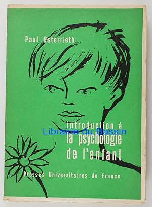 Imagen del vendedor de Introduction  la psychologie de l'enfant a la venta por Librairie du Bassin