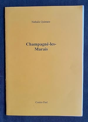 Bild des Verkufers fr Champagn-les Marais - zum Verkauf von Le Livre  Venir