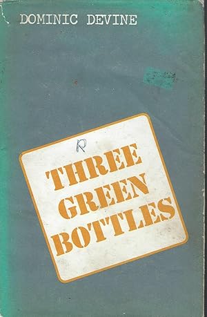 Bild des Verkufers fr Three Green Bottles. zum Verkauf von Deeside Books