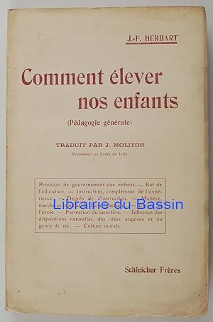 Comment élever nos enfants (Pédagogie générale)