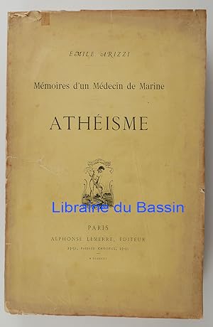 Imagen del vendedor de Mmoires d'un Mdecin de Marine Athisme a la venta por Librairie du Bassin