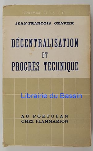 Imagen del vendedor de Dcentralisation et progrs technique a la venta por Librairie du Bassin