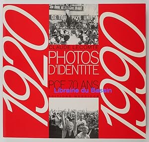 Image du vendeur pour Photos d'identit PCF 70 ans mis en vente par Librairie du Bassin