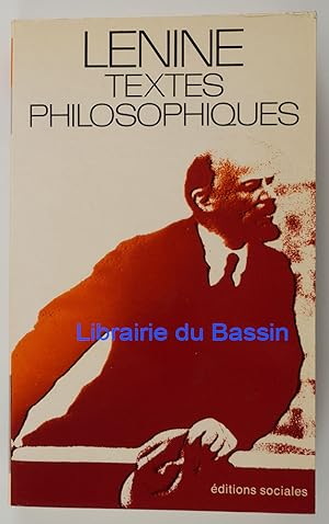 Seller image for Textes philosophiques for sale by Librairie du Bassin