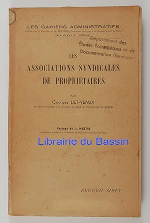 Les associations syndicales de propriétaires