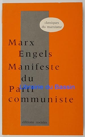 Seller image for Manifeste du Parti communiste for sale by Librairie du Bassin