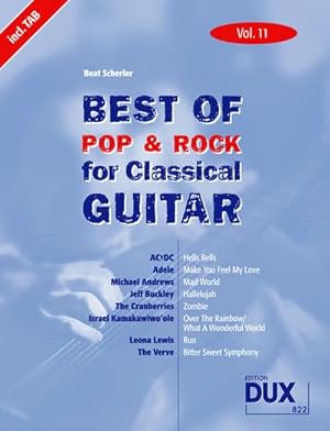 Immagine del venditore per Best of Pop & Rock for Classical Guitar. Vol.11 venduto da AHA-BUCH GmbH