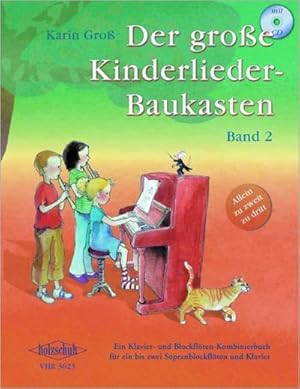 Bild des Verkufers fr Der groe Kinderlieder-Baukasten, Band 2 (mit CD) zum Verkauf von AHA-BUCH GmbH