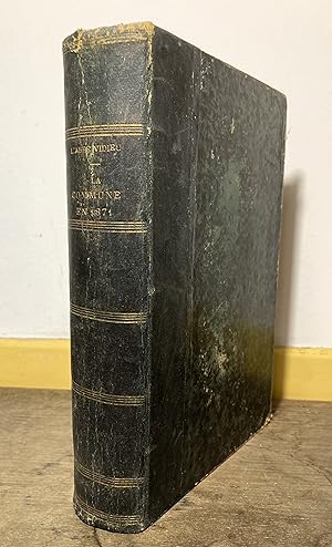 Histoire de la Commune de Paris en 1871.