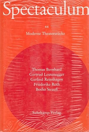 Bild des Verkufers fr Spectaculum 44 - Fnf moderne Theaterstcke zum Verkauf von Versandantiquariat Nussbaum