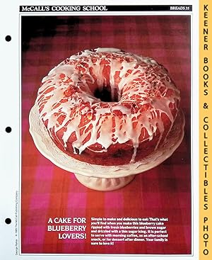 McCall's Cooking School Recipe Card: Breads 35 - Blueberry Coffeecake : Replacement McCall's Reci...