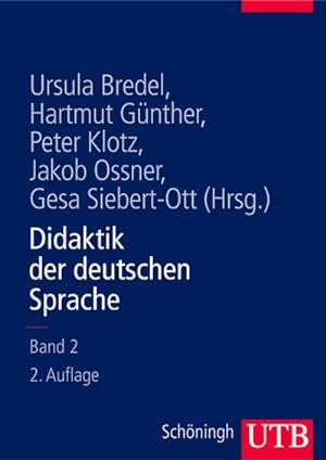 Bild des Verkufers fr Didaktik der deutschen Sprache 2 : Ein Handbuch zum Verkauf von AHA-BUCH GmbH
