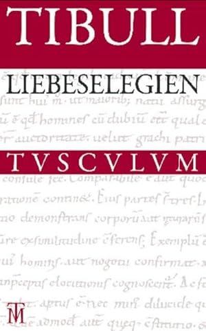 Imagen del vendedor de Liebeselegien : Lat.-Dtsch. a la venta por AHA-BUCH GmbH