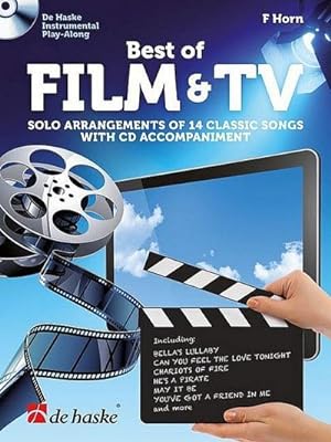 Bild des Verkufers fr Best of Film & TV, fr F Horn m. Audio-CD : Solo Arrangements of 14 Classic Songs. Schwierigkeitsgrad: Mittelschwer zum Verkauf von AHA-BUCH GmbH