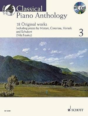 Bild des Verkufers fr Classical Piano Anthology, m. Audio-CD. Vol.3 : Including pieces by Mozart, Cimarosa, Vorsek and Czerny. Band 3. Klavier. 18 Original Works zum Verkauf von AHA-BUCH GmbH