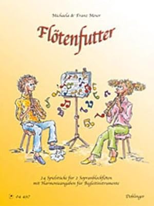 Seller image for Fltenfutter, fr 2 Sopranblockflten : Kurze und leichte Fltenstcke for sale by AHA-BUCH GmbH
