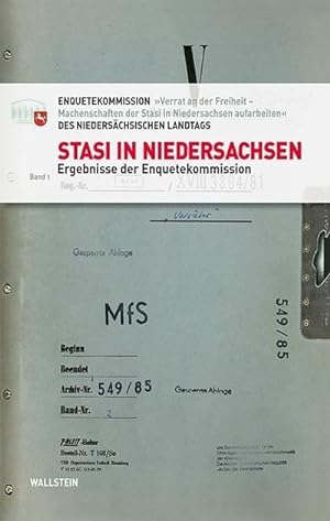 Bild des Verkufers fr Stasi in Niedersachsen. Bd.1 : Ergebnisse der Enquetekommission zum Verkauf von AHA-BUCH GmbH