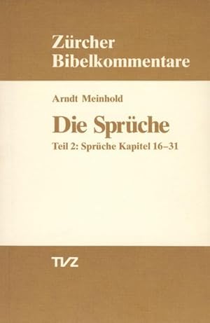 Seller image for Die Sprche Kapitel 16-31 for sale by AHA-BUCH GmbH