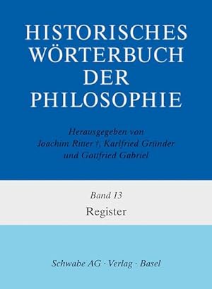 Seller image for Historisches Wrterbuch der Philosophie Register, m. CD-ROM for sale by AHA-BUCH GmbH