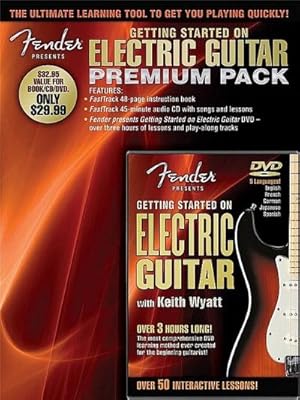 Bild des Verkufers fr Fender Presents Getting Started on Electric Guitar - Premium Pack zum Verkauf von AHA-BUCH GmbH