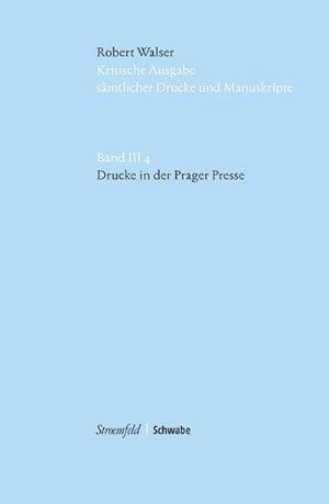 Bild des Verkufers fr Drucke in der Prager Presse. .3/4 zum Verkauf von AHA-BUCH GmbH