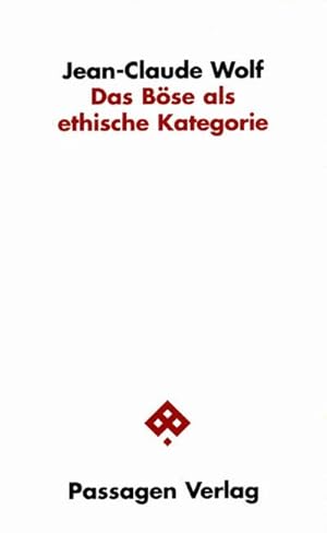 Seller image for Das Bse als ethische Kategorie for sale by AHA-BUCH GmbH