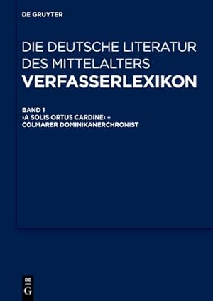 Bild des Verkufers fr Verfasserlexikon - Die deutsche Literatur des Mittelalters, 11 Teile : Studienausgabe zum Verkauf von AHA-BUCH GmbH