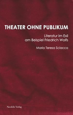 Seller image for Theater ohne Publikum : Literatur im Exil am Beispiel Friedrich Wolfs for sale by AHA-BUCH GmbH