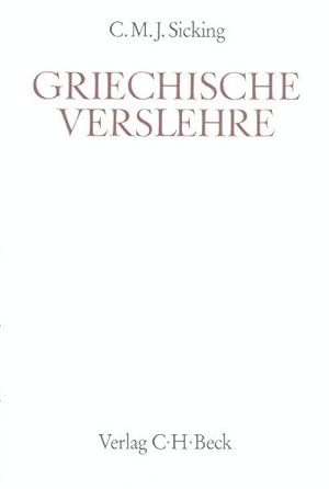 Bild des Verkufers fr Griechische Verslehre zum Verkauf von AHA-BUCH GmbH