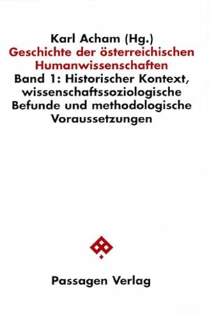 Seller image for Geschichte der sterreichischen Humanwissenschaften for sale by AHA-BUCH GmbH