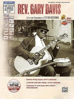 Imagen del vendedor de Stefan Grossman's Early Masters of American Blues Guitar: Rev. Gary Davis : (incl. Online Code) a la venta por AHA-BUCH GmbH