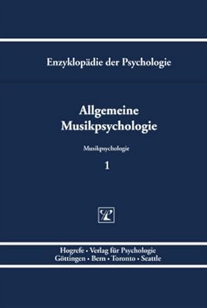 Bild des Verkufers fr Allgemeine Musikpsychologie zum Verkauf von AHA-BUCH GmbH