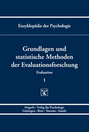 Bild des Verkufers fr Grundlagen und statistische Methoden der Evaluationsforschung zum Verkauf von AHA-BUCH GmbH