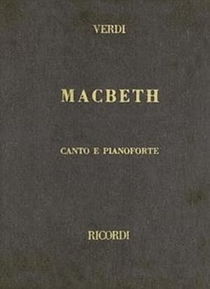 Immagine del venditore per Macbeth: Opera Completa Per Canto E Pianoforte venduto da AHA-BUCH GmbH