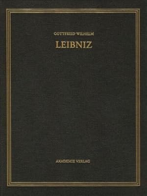 Bild des Verkufers fr Gottfried Wilhelm Leibniz: Sämtliche Schriften und Briefe. Politische Schriften 1697 - Anfang 1699 zum Verkauf von AHA-BUCH GmbH