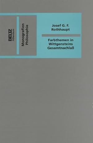 Immagine del venditore per Farbthemen in Wittgensteins Gesamtnachla : Philologisch-philosophische Untersuchungen im Lngsschnitt und in Querschnitten venduto da AHA-BUCH GmbH