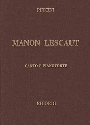 Immagine del venditore per Manon Lescaut: Vocal Score venduto da AHA-BUCH GmbH