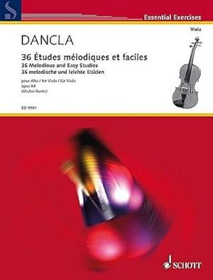 Bild des Verkufers fr 36 Etudes mlodiques et faciles op.84, Viola zum Verkauf von AHA-BUCH GmbH