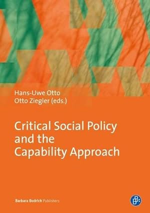 Immagine del venditore per Critical Social Policy and the Capability Approach venduto da AHA-BUCH GmbH