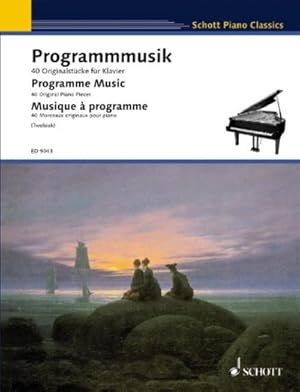 Bild des Verkufers fr Programmmusik, für Klavier : 40 Originalwerke. Vorwort deutsch-englisch-franz sisch zum Verkauf von AHA-BUCH GmbH
