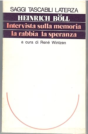 Intervista sulla Memoria la Rabbia e la Speranza