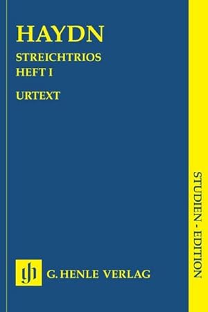 Immagine del venditore per Joseph Haydn - Streichtrios, Heft I : Besetzung: Streichduos und -trios. Studienpartitur venduto da AHA-BUCH GmbH