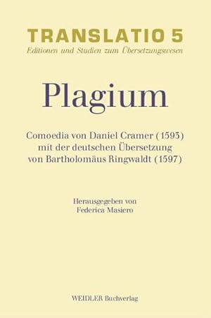 Bild des Verkufers fr Plagium (Translatio, Volume 5) zum Verkauf von AHA-BUCH GmbH