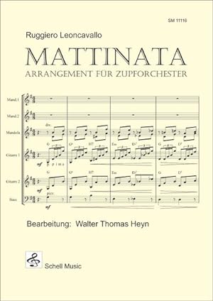 Bild des Verkufers fr Mattinata (Ruggiero Leoncavallo), 2 Teile : arrangiert fr Zupforchester zum Verkauf von AHA-BUCH GmbH