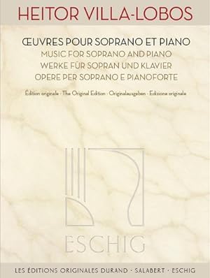 Image du vendeur pour Ceuvres pour soprano et piano : Soprano Voice and piano, Max Eschig mis en vente par AHA-BUCH GmbH