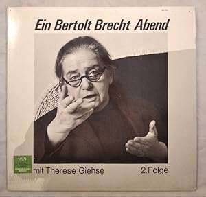 Immagine del venditore per Ein Bertolt Brecht Abend [LP]. venduto da KULTur-Antiquariat