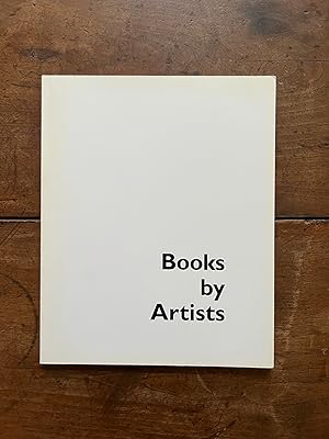 Immagine del venditore per Books by Artists (21-30 September 1999) venduto da Jonathan A. Hill, Bookseller Inc.