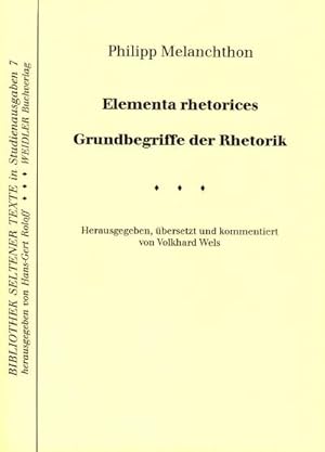 Bild des Verkufers fr Elementa rhetorices. Grundbegriffe der Rhetorik: Zweisprachige Ausgabe (Livre en allemand) zum Verkauf von AHA-BUCH GmbH