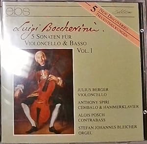 Bild des Verkufers fr Sonate fr Violoncello und Basso Continuo 1-5 zum Verkauf von Berliner Bchertisch eG