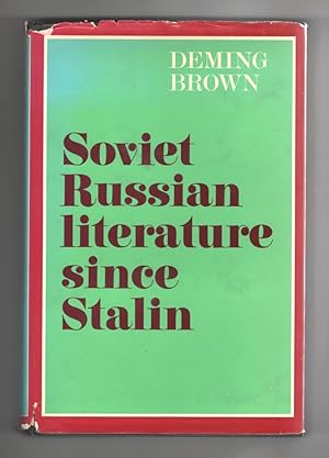 Seller image for Soviet Russian Literature Since Stalin for sale by Sweet Beagle Books